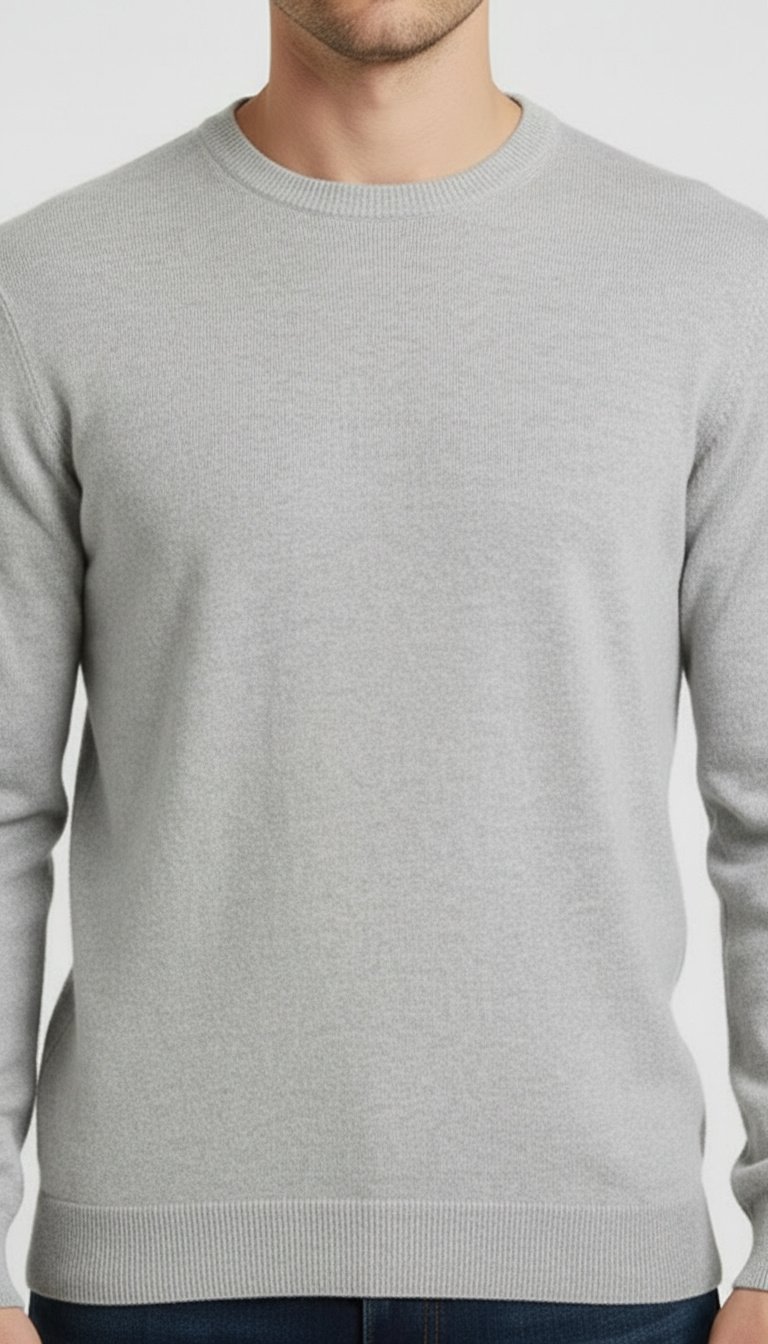 Maglia girocollo in misto lana - Luca Novi- made in Italy - immagine 14