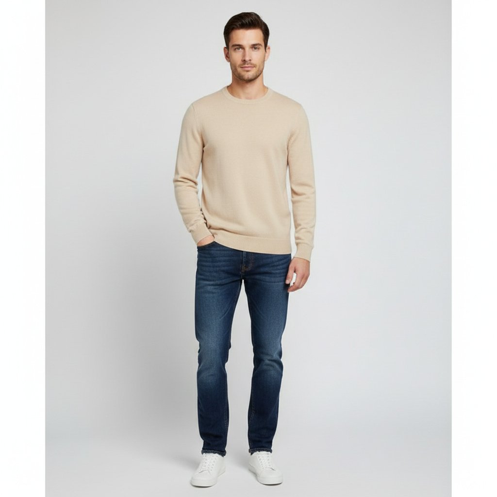 Maglia girocollo in misto lana - Luca Novi- made in Italy - immagine 15